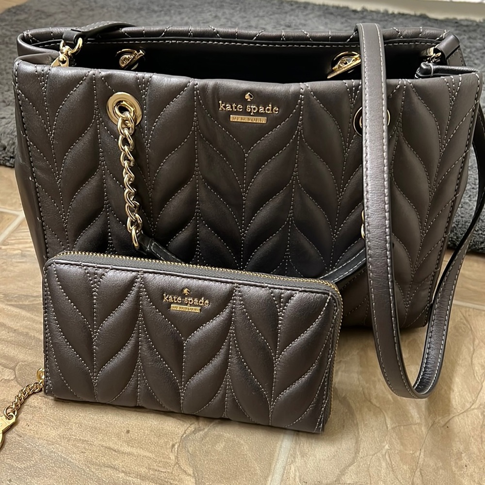 Kate spade large crossbody with wallet